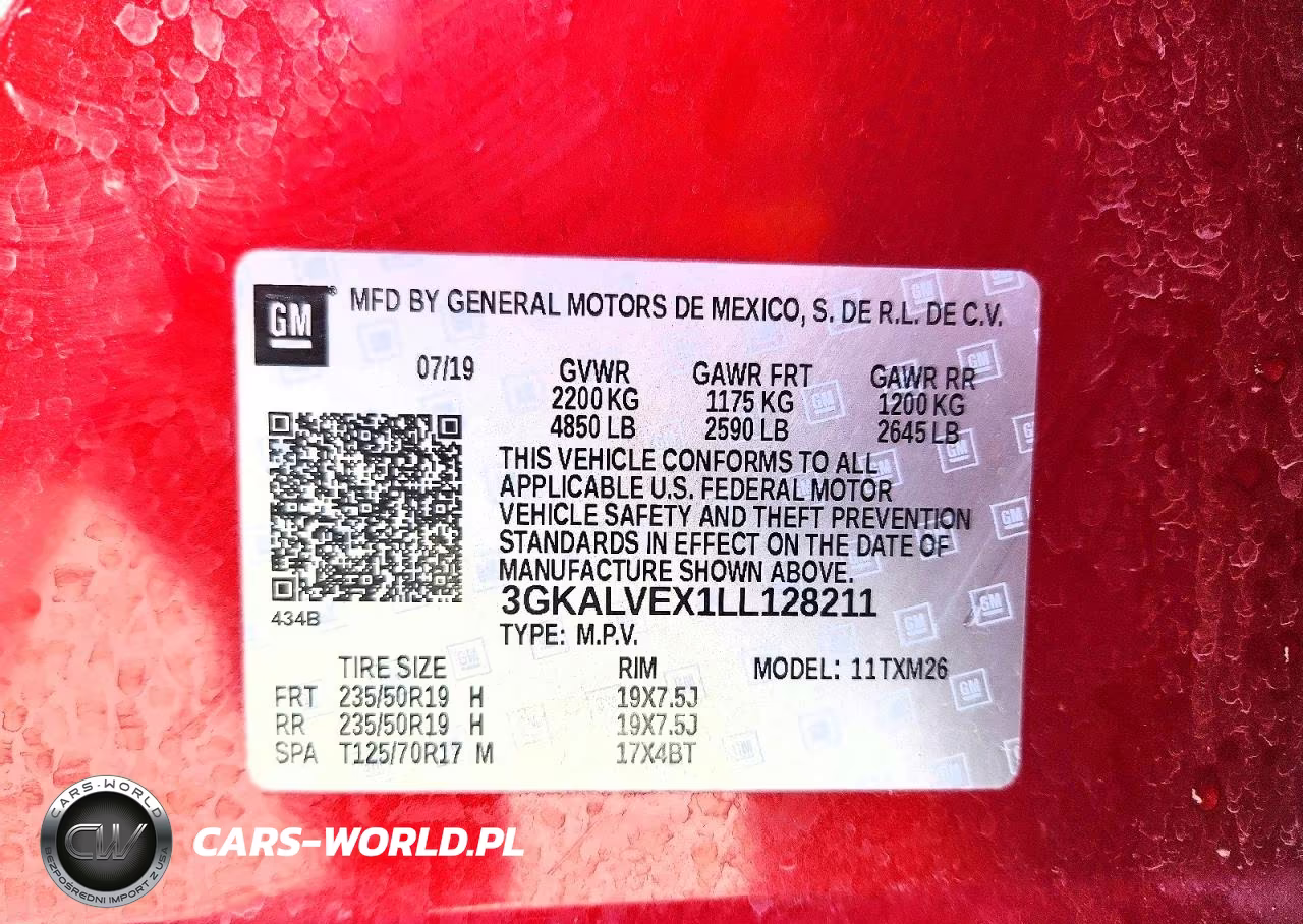 2020 GMC Terrain Slt VIN:3GKALVEX1LL128211 - 13
