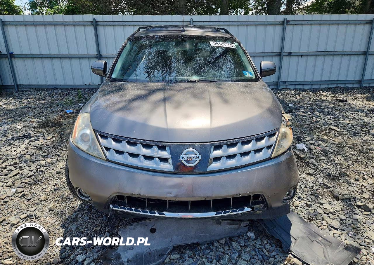 2007 Nissan Murano S VIN:JN8AZ08W27W616670 - 5