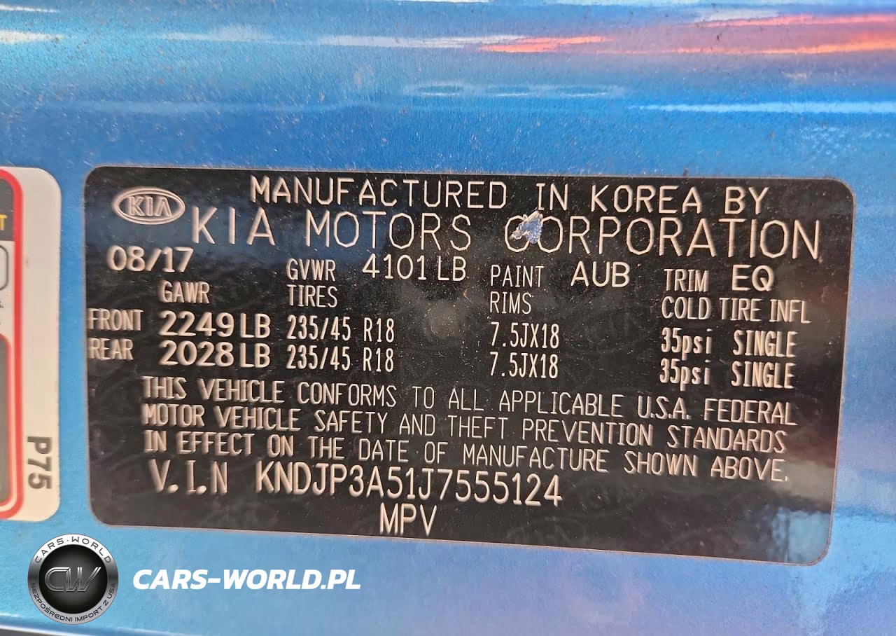 2018 Kia Soul + VIN:KNDJP3A51J7555124 - 14