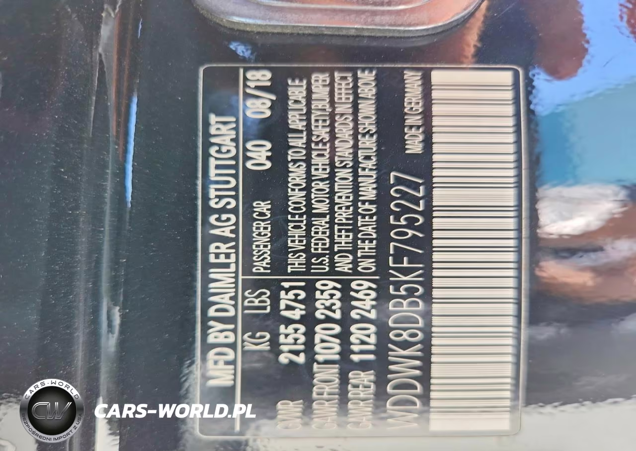 2019 Mercedes-Benz C 300 VIN:WDDWK8DB5KF795227 - 13