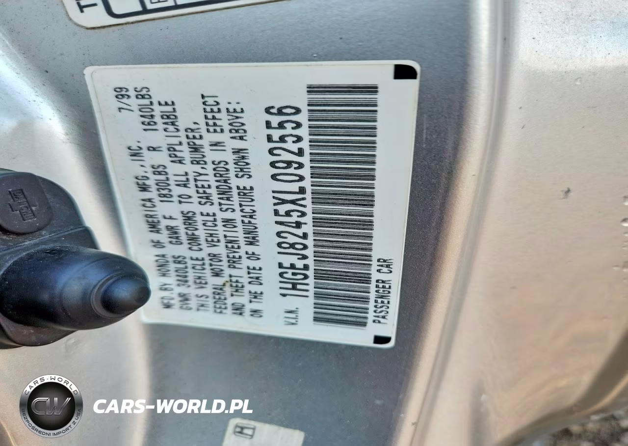 1999 Honda Civic Ex VIN:1HGEJ8245XL092556 - 12