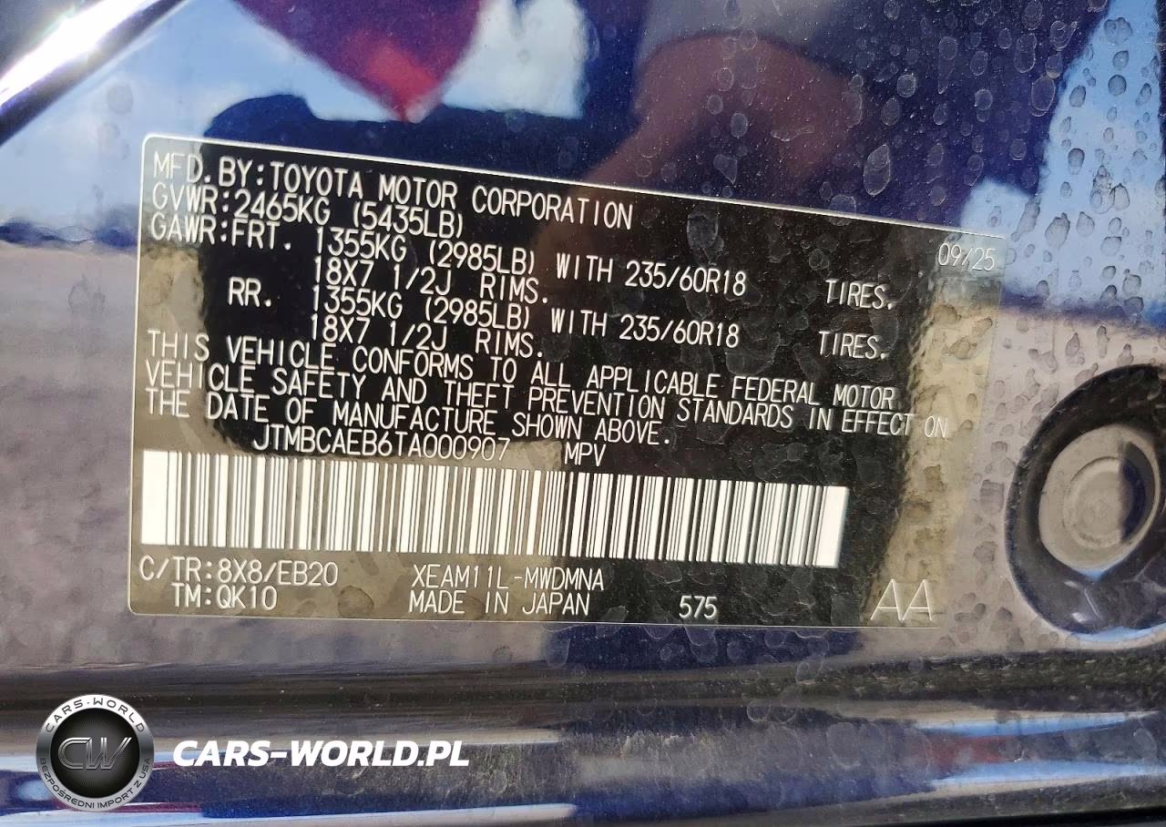 2026 Toyota Bz Xle Plus VIN:JTMBCAEB6TA000907 - 14