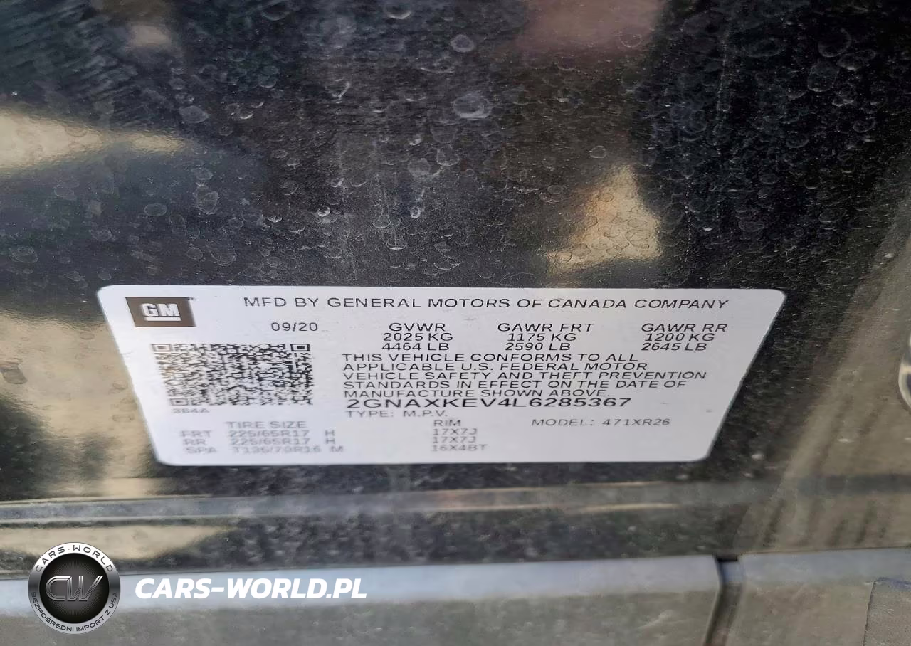 2020 Chevrolet Equinox Lt VIN:2GNAXKEV4L6285367 - 13