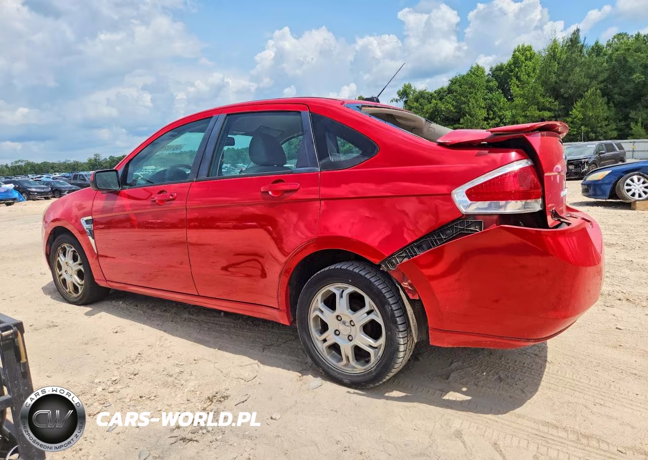 2008 Ford Focus Se VIN:1FAHP35N48W183373 - 2