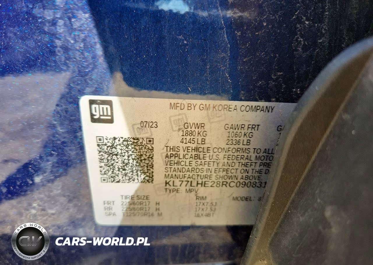 2024 Chevrolet Trax 1Lt VIN:KL77LHE28RC090831 - 12