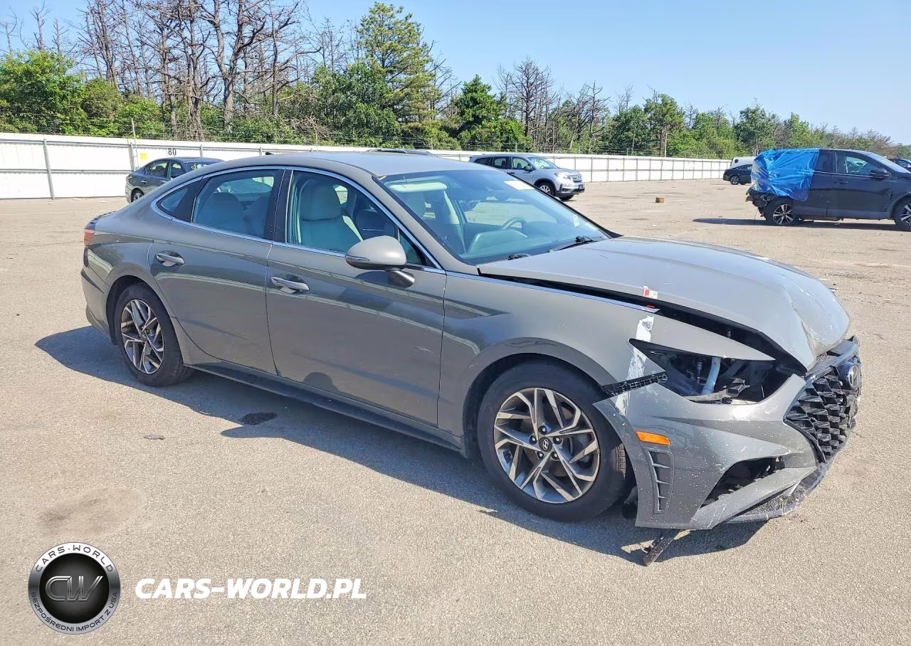 2021 Hyundai Sonata Sel VIN:5NPEL4JA1MH091574 - 4