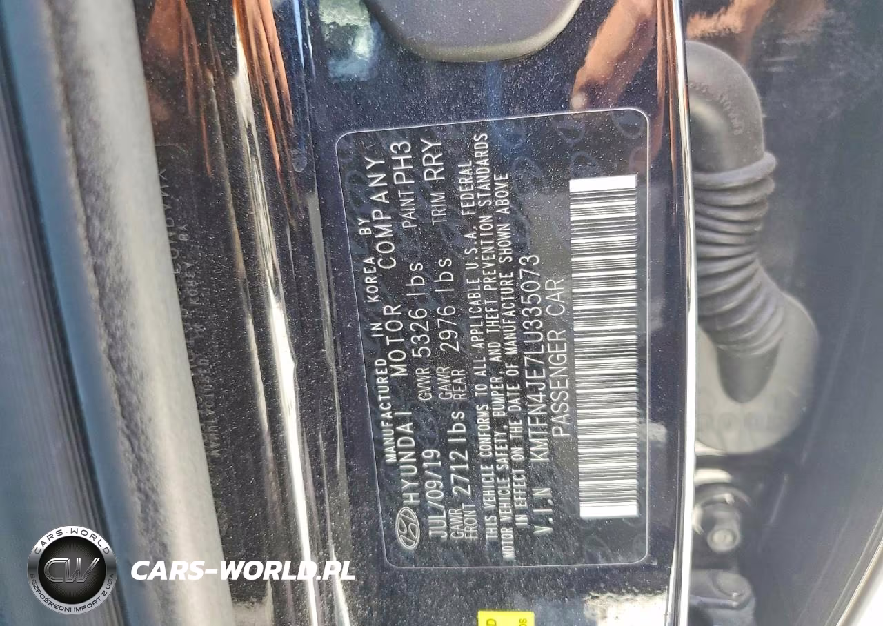 2020 Genesis G80 3.8 VIN:KMTFN4JE7LU335073 - 13
