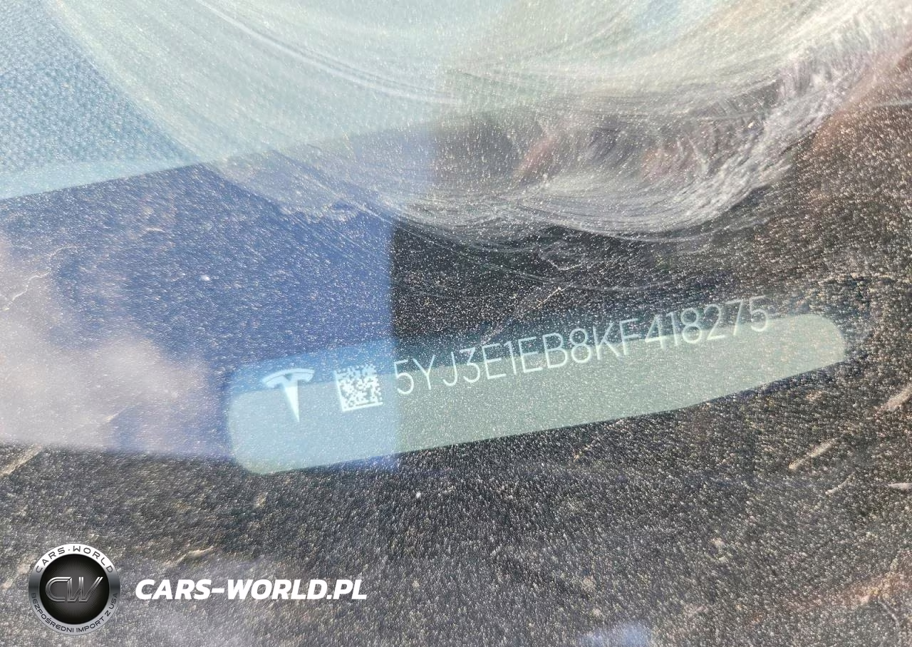 2019 Tesla Model 3 VIN:5YJ3E1EB8KF418275 - 13