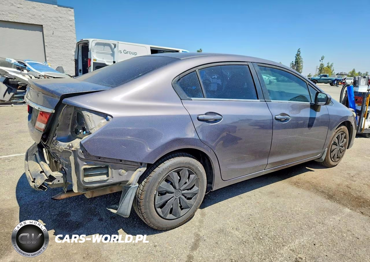 2014 Honda Civic Lx VIN:19XFB2F53EE256604 - 3