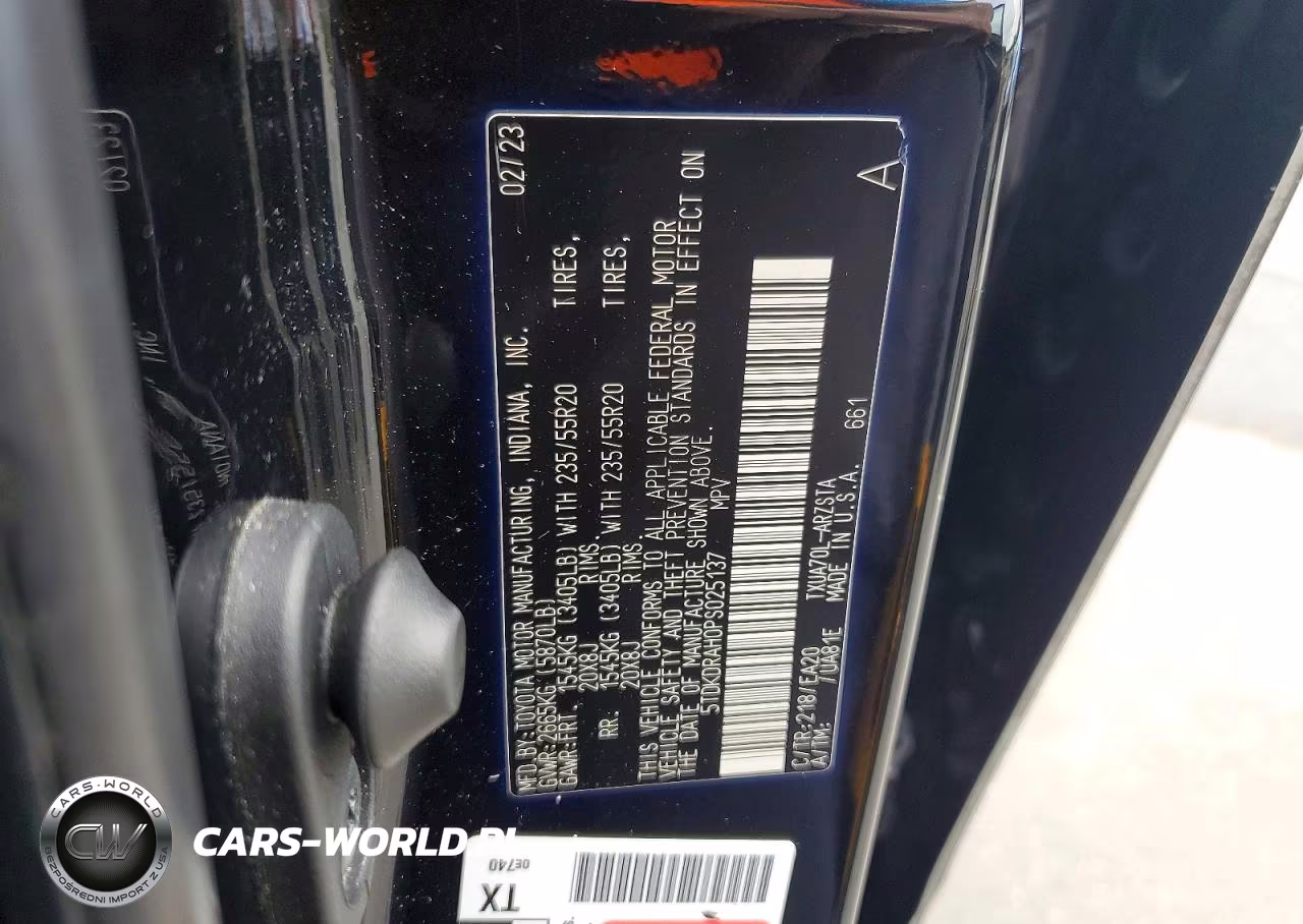 2023 Toyota Highlander Xse VIN:5TDKDRAH0PS025137 - 12