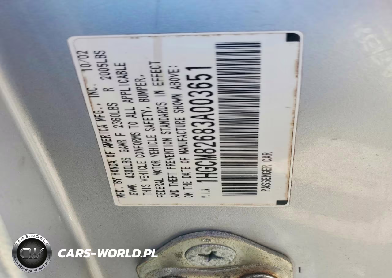 2003 Honda Accord Ex VIN:1HGCM82683A003651 - 12