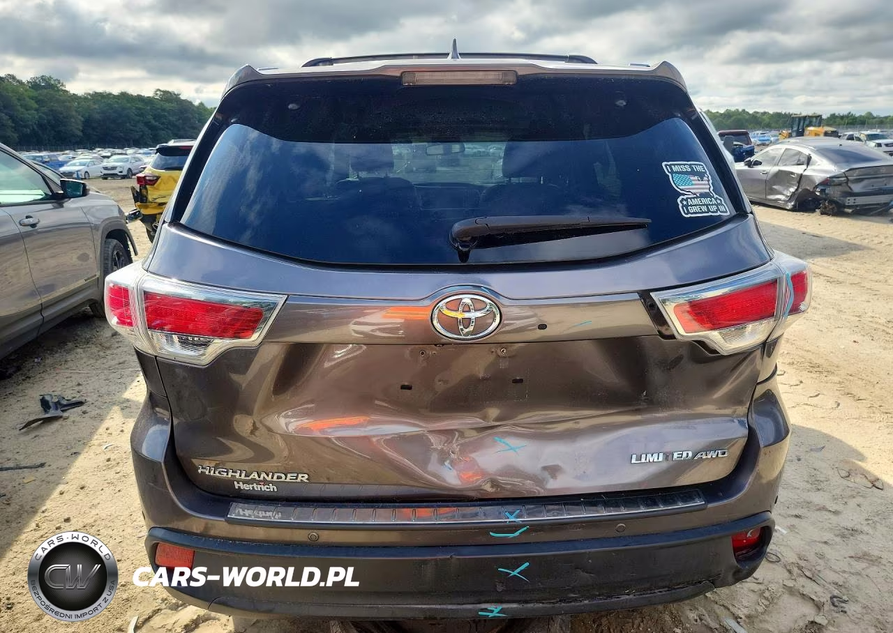 2015 Toyota Highlander Limited VIN:5TDDKRFH5FS117057 - 6