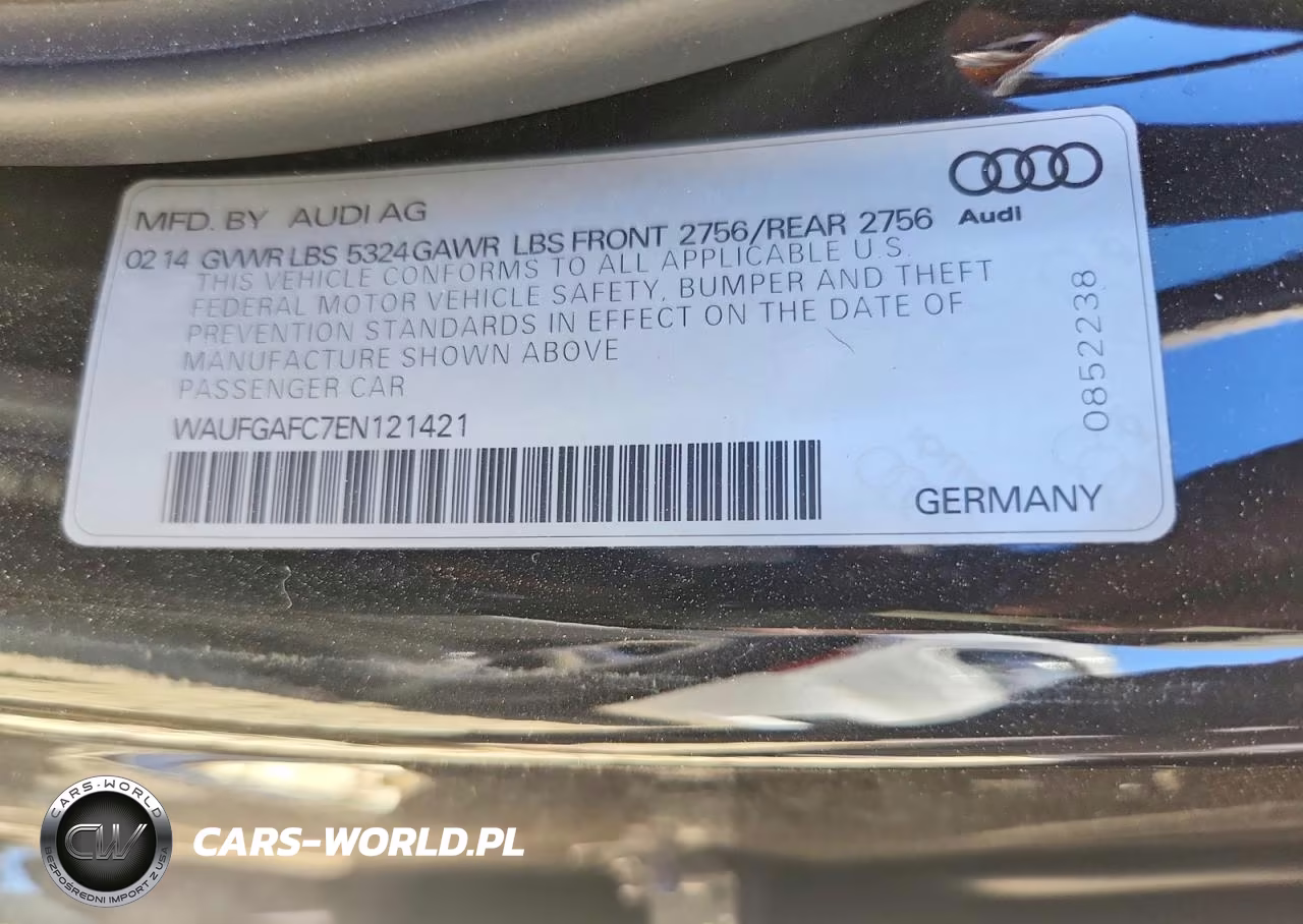 2014 Audi A6 Premium Plus VIN:WAUFGAFC7EN121421 - 12