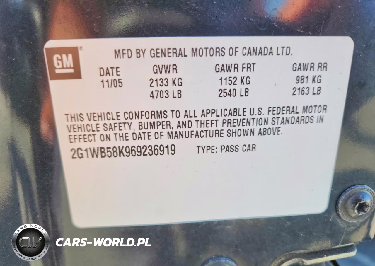 2006 Chevrolet Impala Ls VIN:2G1WB58K969236919 - 12