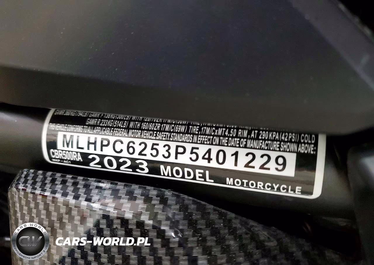 2023 Honda Cbr500 Ra VIN:MLHPC6253P5401229 - 9