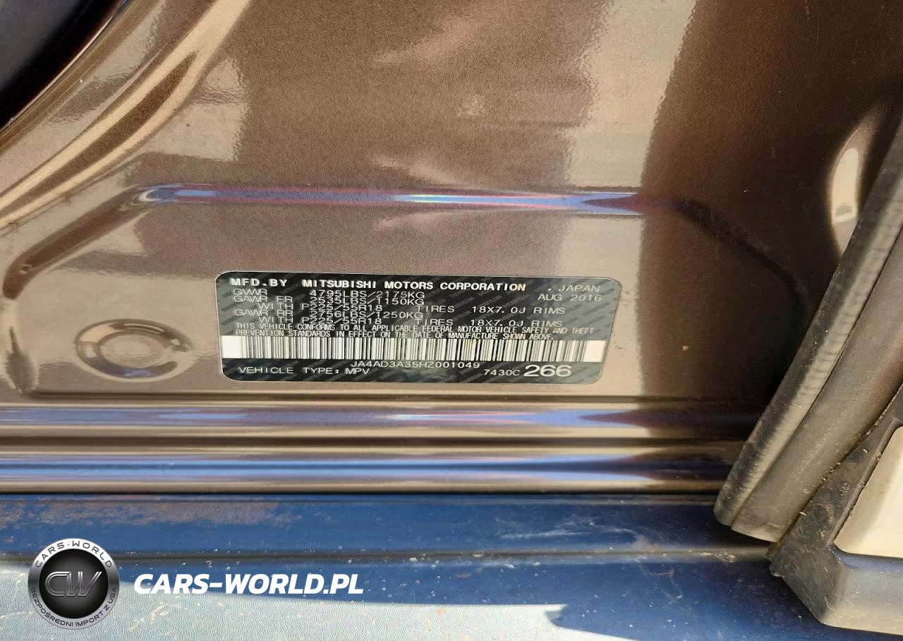 2017 Mitsubishi Outlander Se VIN:JA4AD3A35HZ001049 - 13