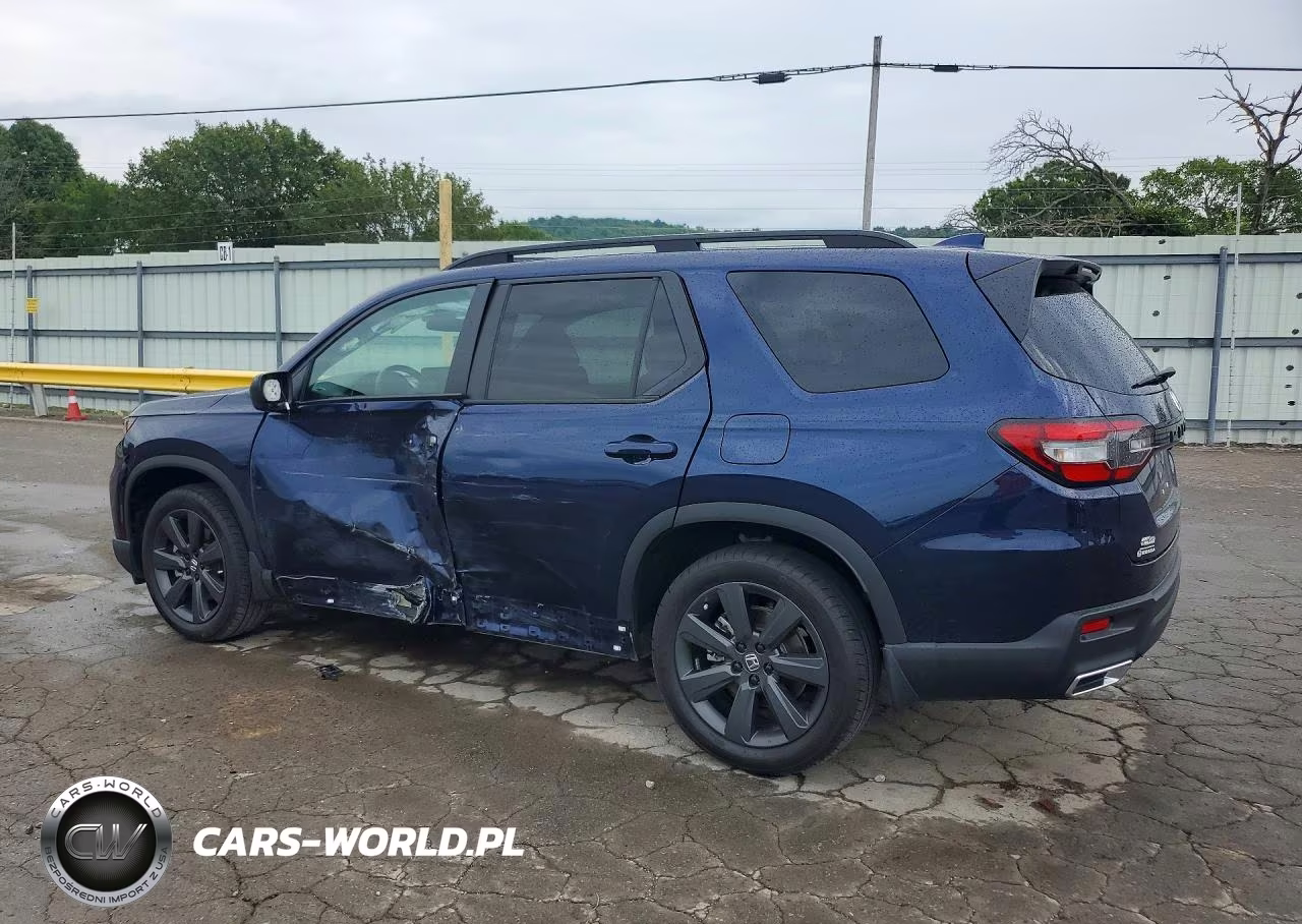 2025 Honda Pilot Sport VIN:5FNYG2H33SB008672 - 2