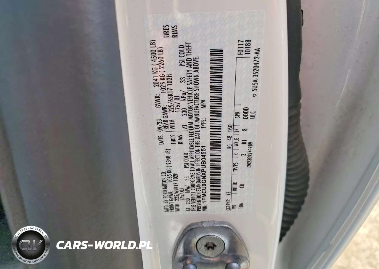 2023 Ford Escape Active VIN:1FMCU9GNXPUB04551 - 13
