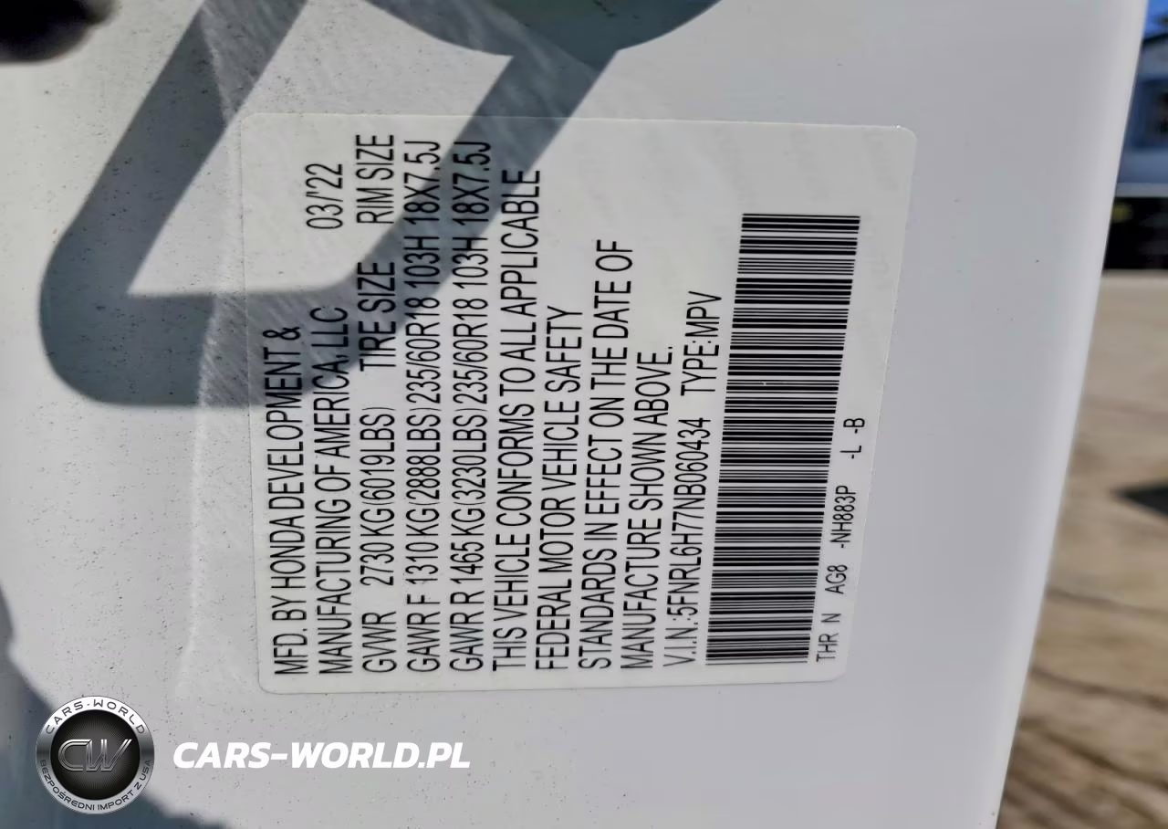 2022 Honda Odyssey Exl VIN:5FNRL6H77NB060434 - 14