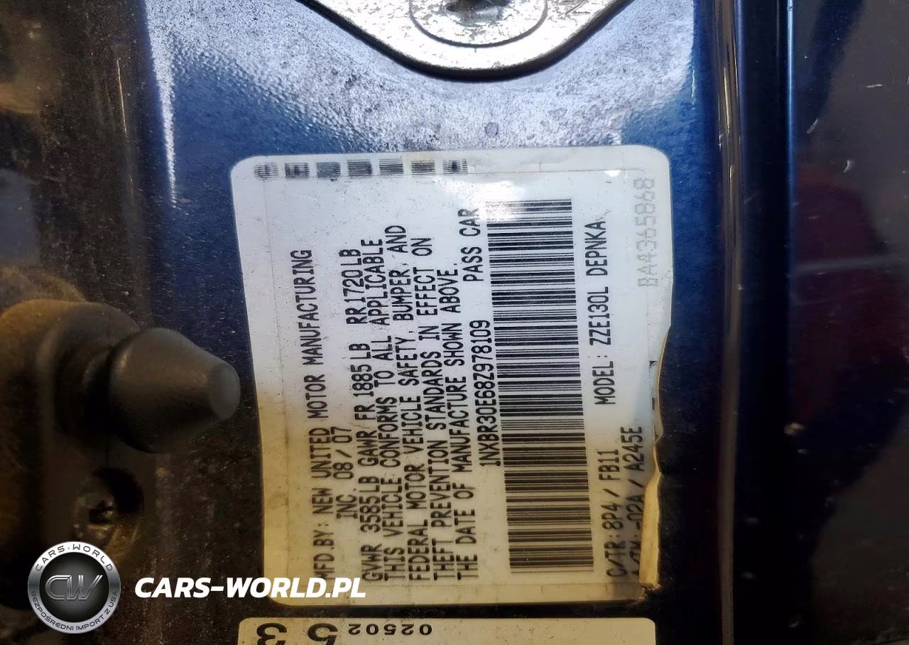 2008 Toyota Corolla Le VIN:1NXBR30E68Z978109 - 12