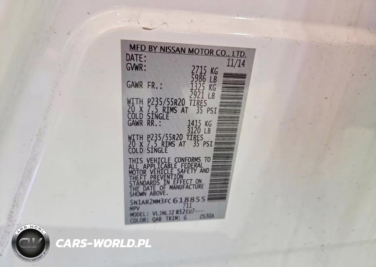 2015 Nissan Pathfinder S VIN:5N1AR2MM3FC618855 - 14