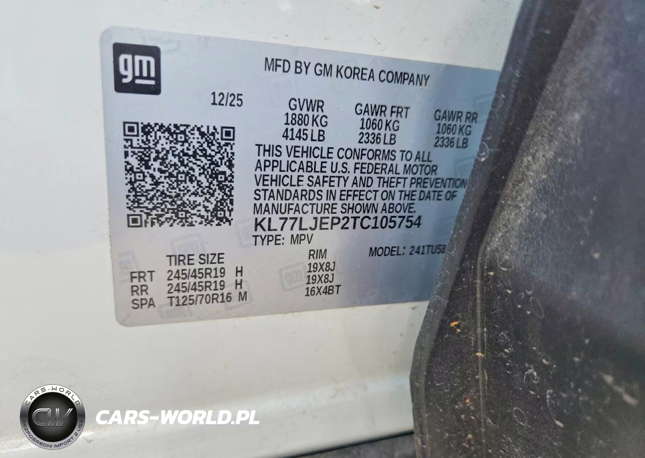 2026 Chevrolet Trax 2Rs VIN:KL77LJEP2TC105754 - 13