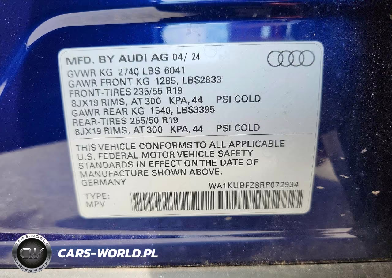 2024 Audi Q4 E-Tron Premium VIN:WA1KUBFZ8RP072934 - 13