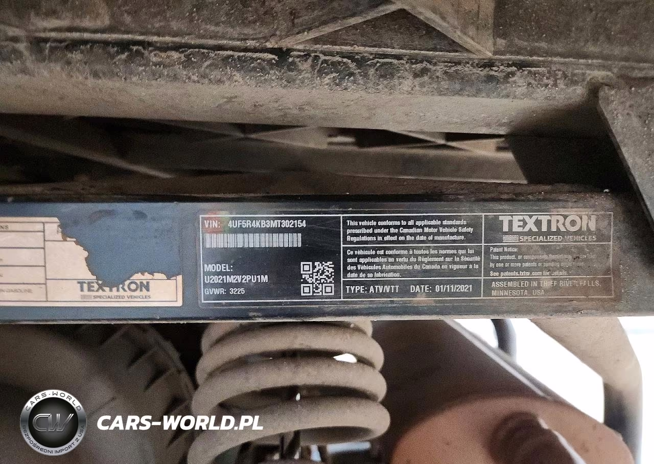 2021 Tracker Utility Vehicle VIN:4UF5R4KB3MT302154 - 10