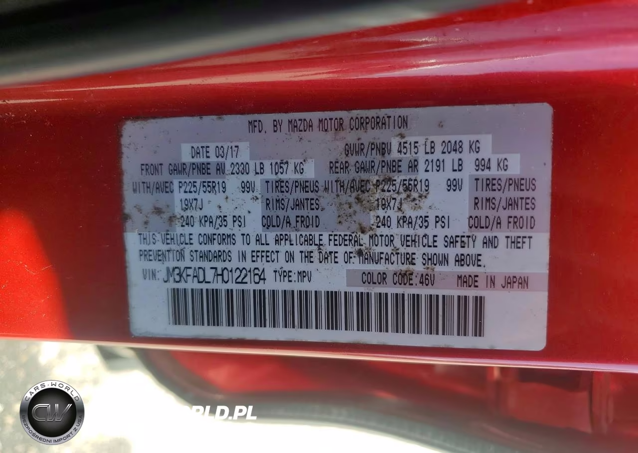 2017 Mazda Cx-5 Grand Touring VIN:JM3KFADL7H0122164 - 13