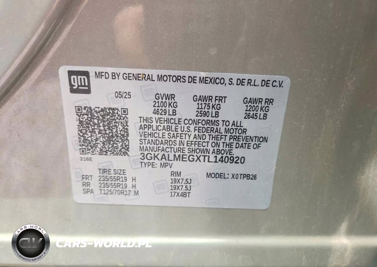2026 GMC Terrain Elevation VIN:3GKALMEGXTL140920 - 13