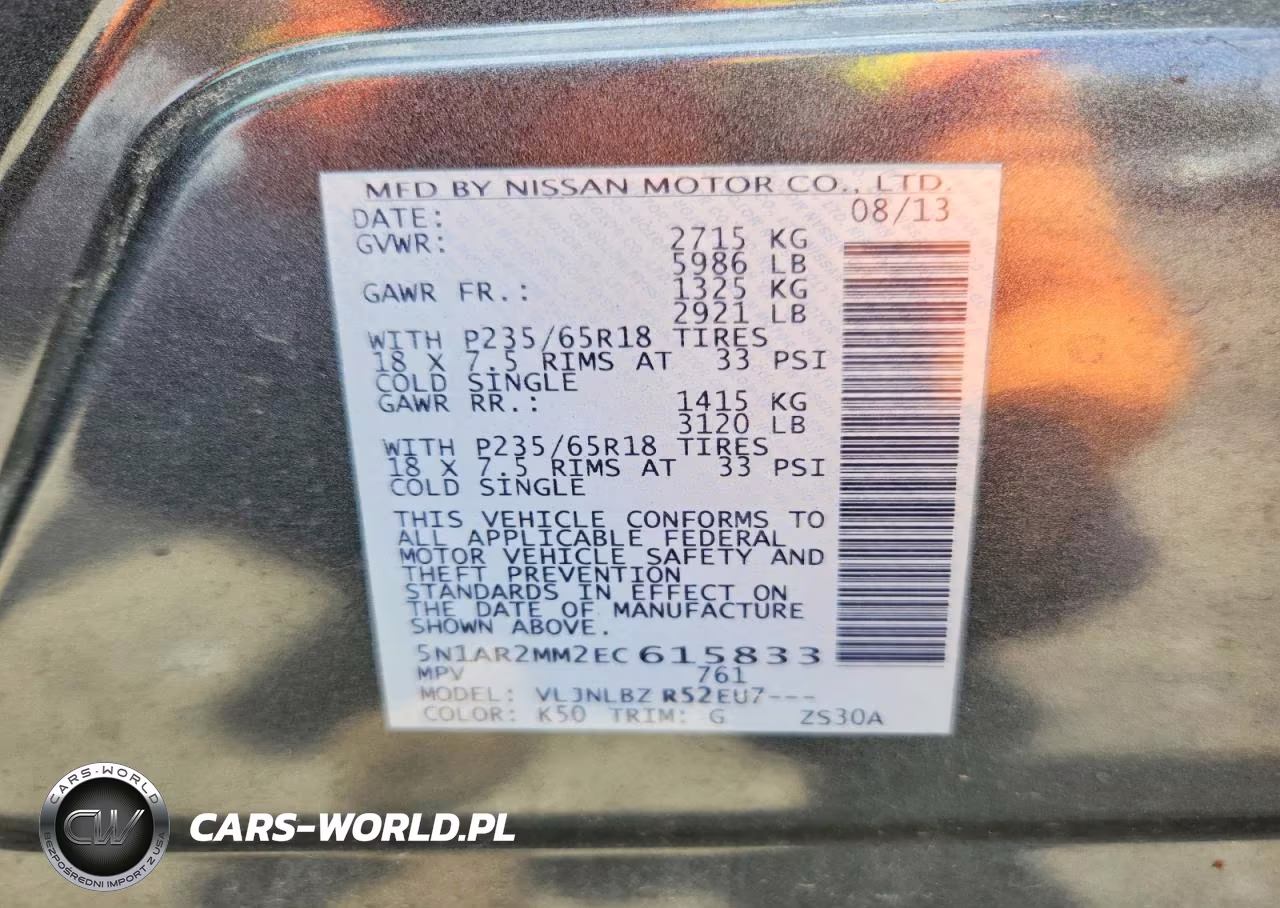 2014 Nissan Pathfinder S VIN:5N1AR2MM2EC615833 - 12