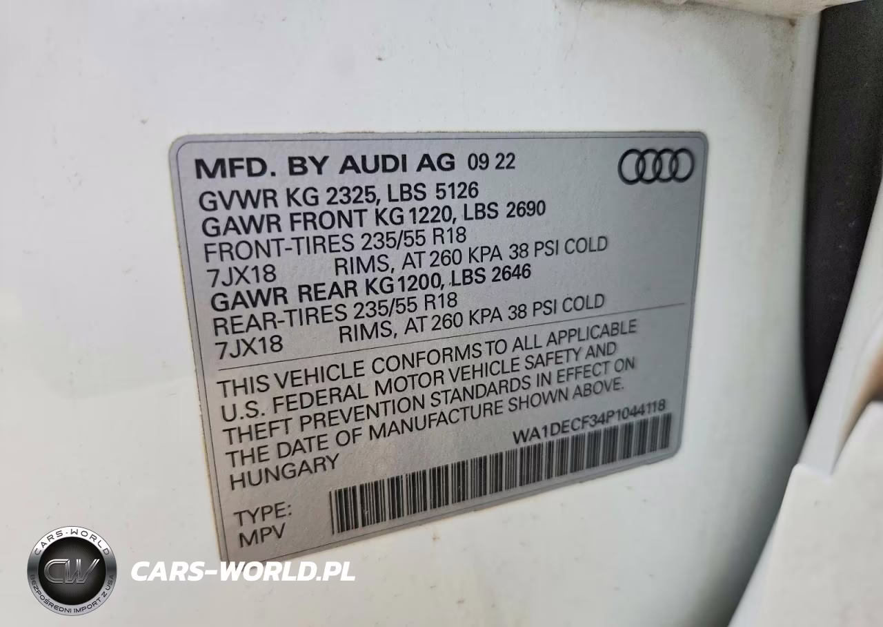 2023 Audi Q3 Premium S Line 45 VIN:WA1DECF34P1044118 - 12