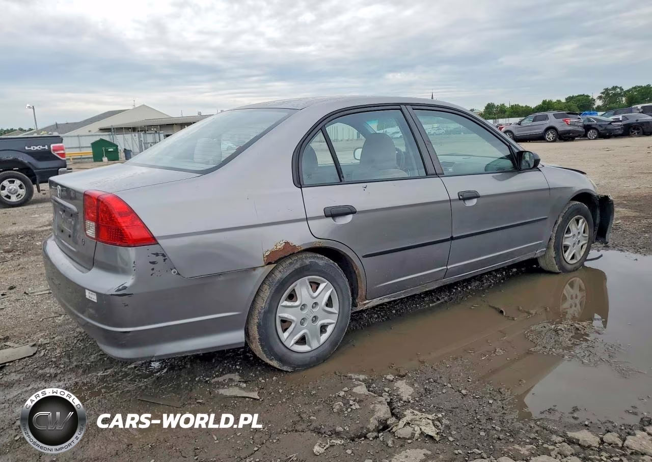 2005 Honda Civic Dx Vp VIN:2HGES16385H624236 - 3