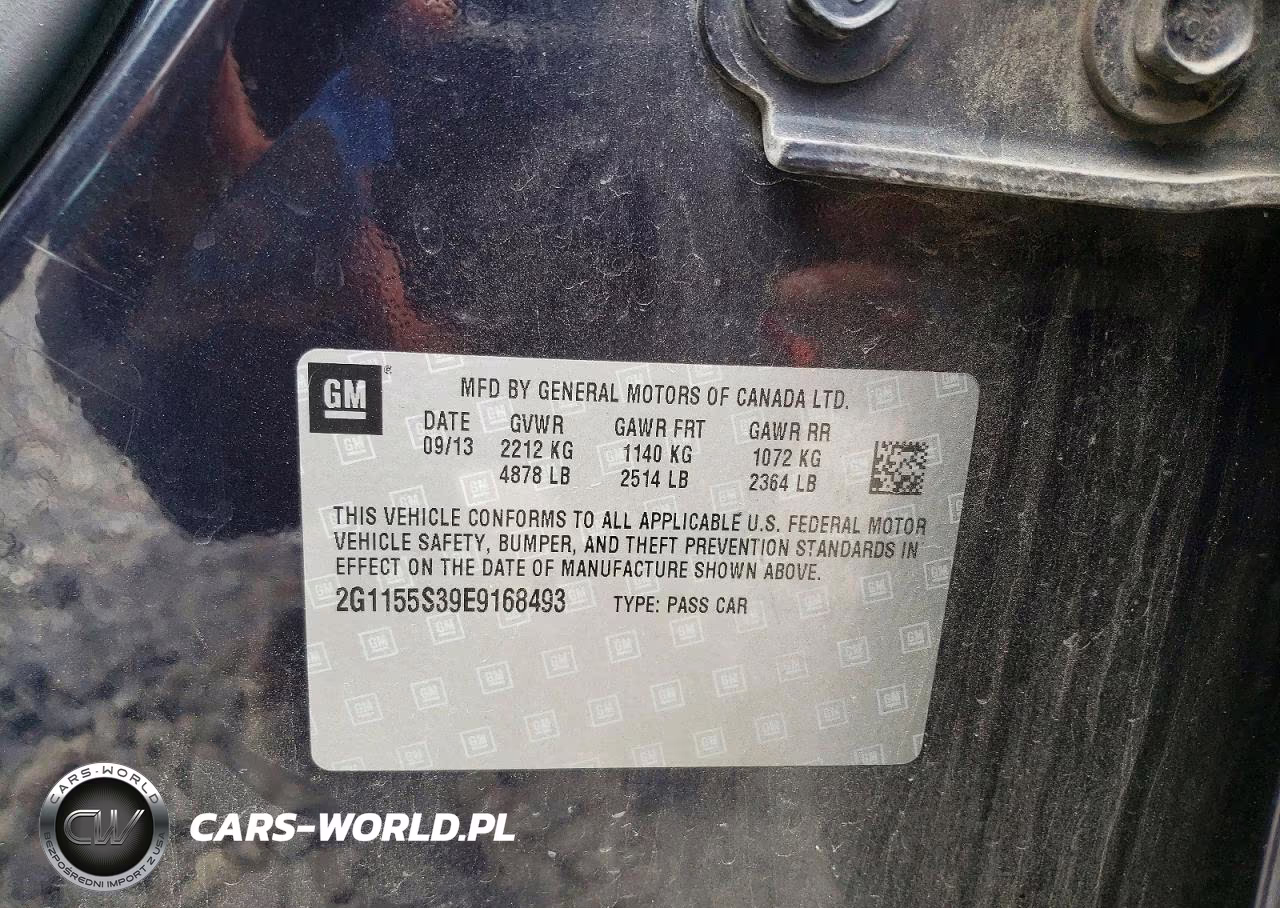 2014 Chevrolet Impala Ltz VIN:2G1155S39E9168493 - 12