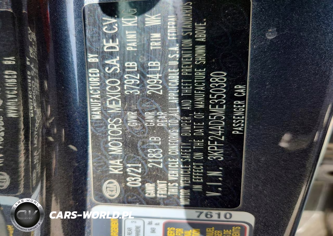 2021 Kia Forte Lxs VIN:3KPF24AD5ME350380 - 13
