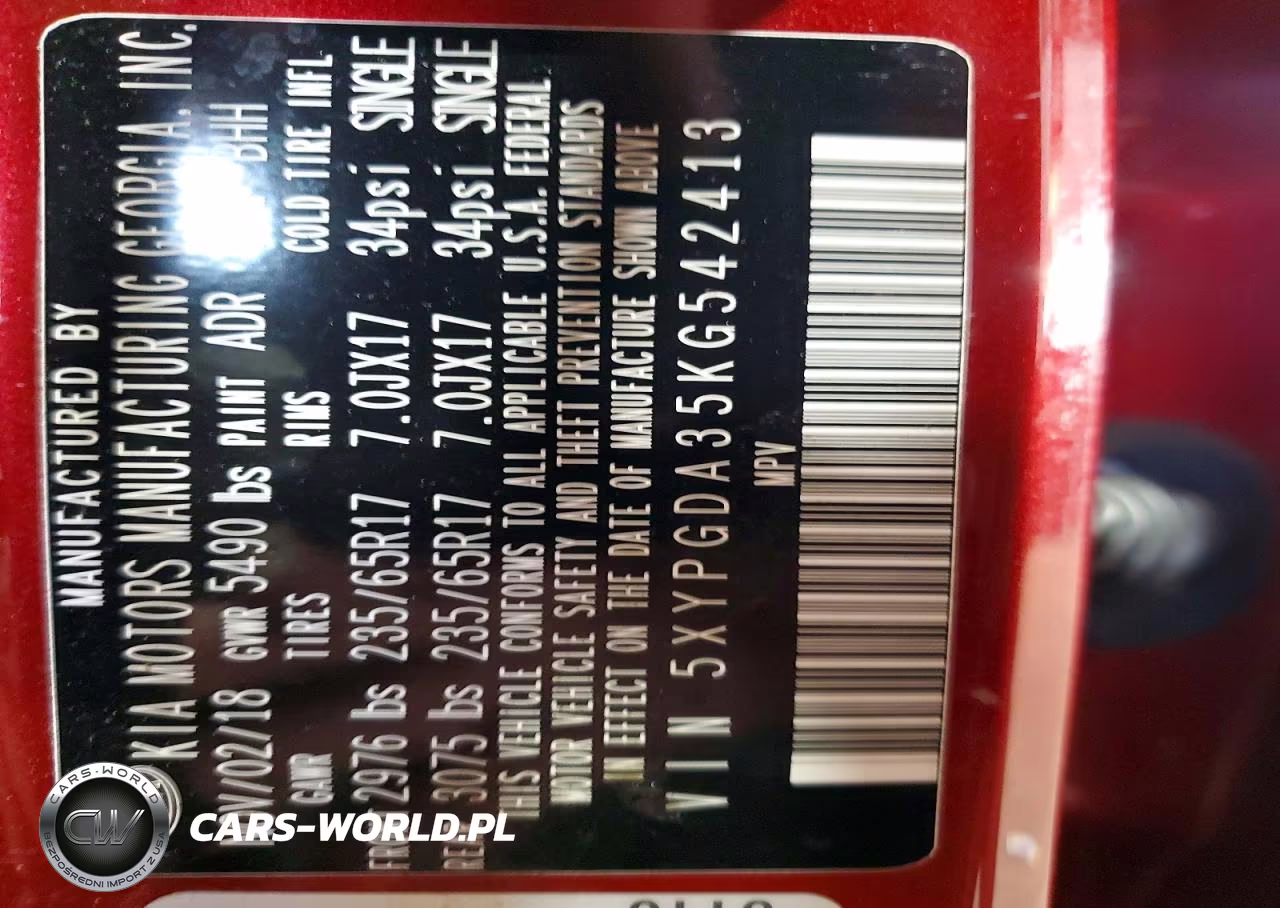 2019 Kia Sorento Lx VIN:5XYPGDA35KG542413 - 13
