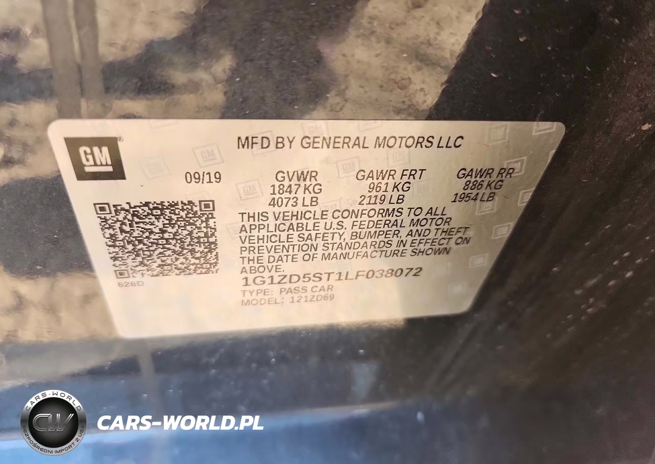 2020 Chevrolet Malibu Lt VIN:1G1ZD5ST1LF038072 - 12