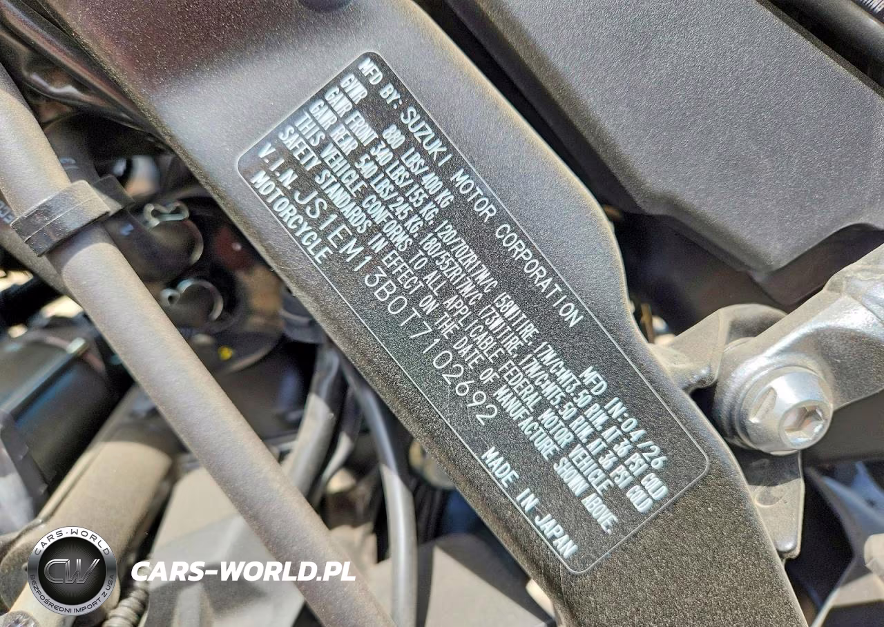 2026 Suzuki Gsx800 F VIN:JS1EM13B0T7102692 - 9