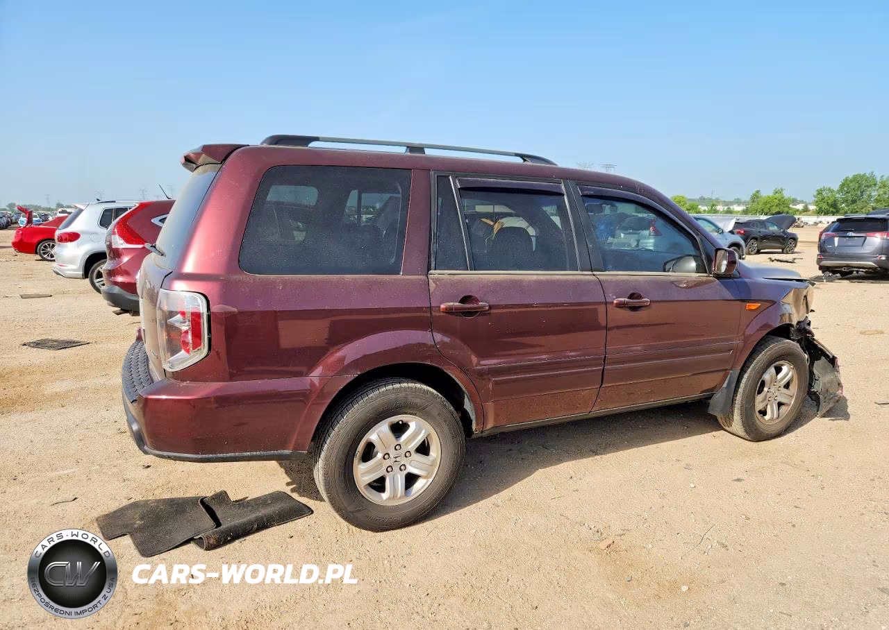2008 Honda Pilot Vp VIN:5FNYF18258B002403 - 3