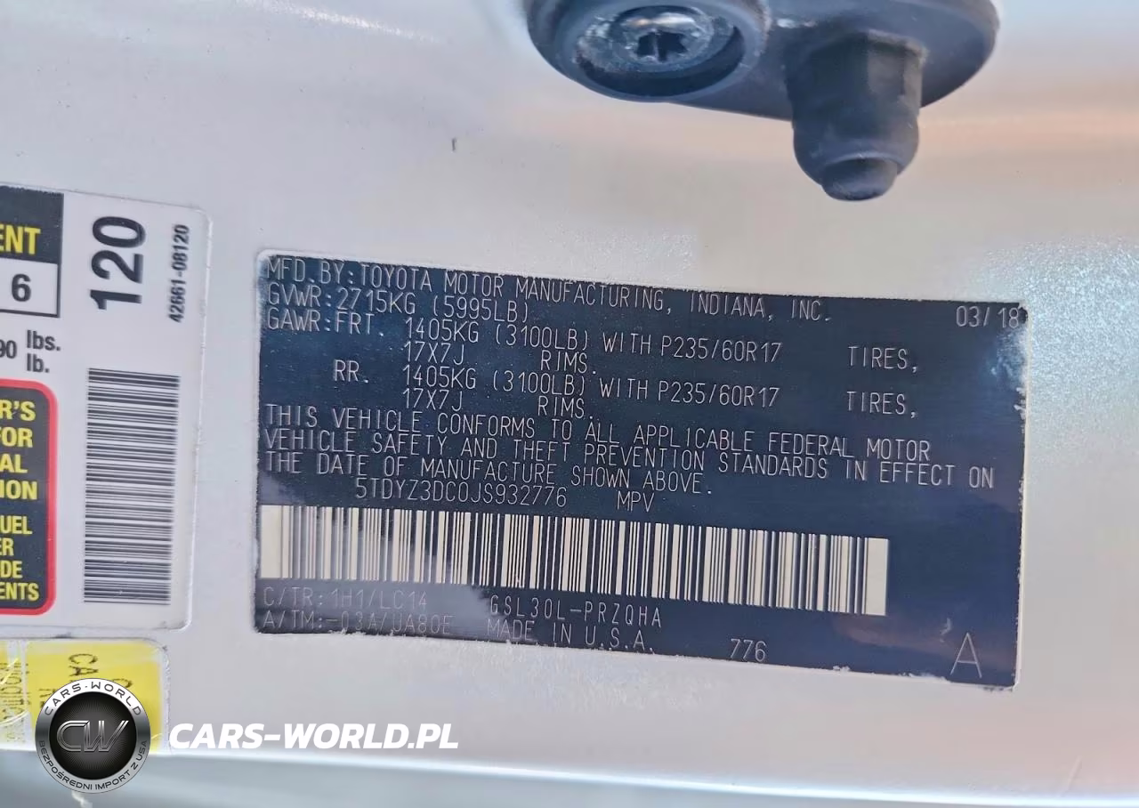 2018 Toyota Sienna Xle Premium 8-Passenger VIN:5TDYZ3DC0JS932776 - 13