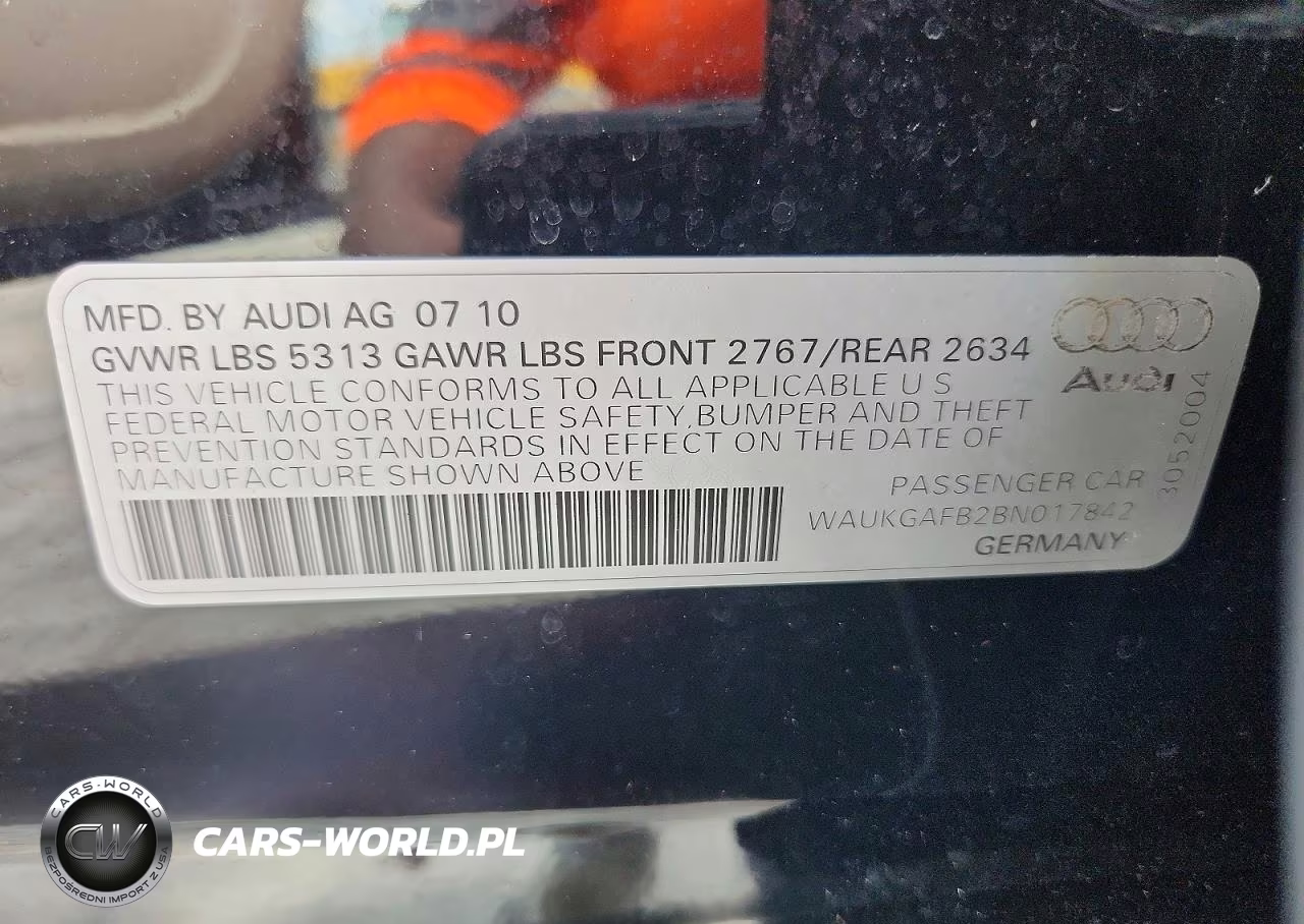 2011 Audi A6 Prestige VIN:WAUKGAFB2BN017842 - 12