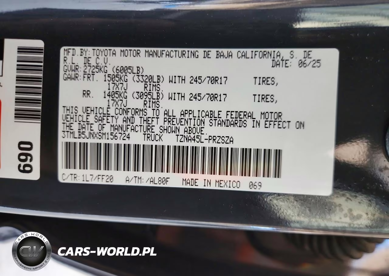 2025 Toyota Tacoma Sr5 VIN:3TMLB5JNXSM156724 - 12