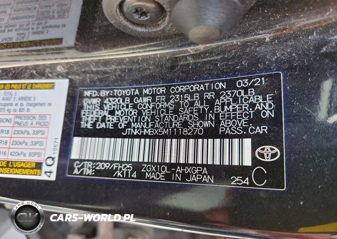 2021 Toyota C-Hr Nightshade VIN:JTNKHMBX5M1118270 - 12