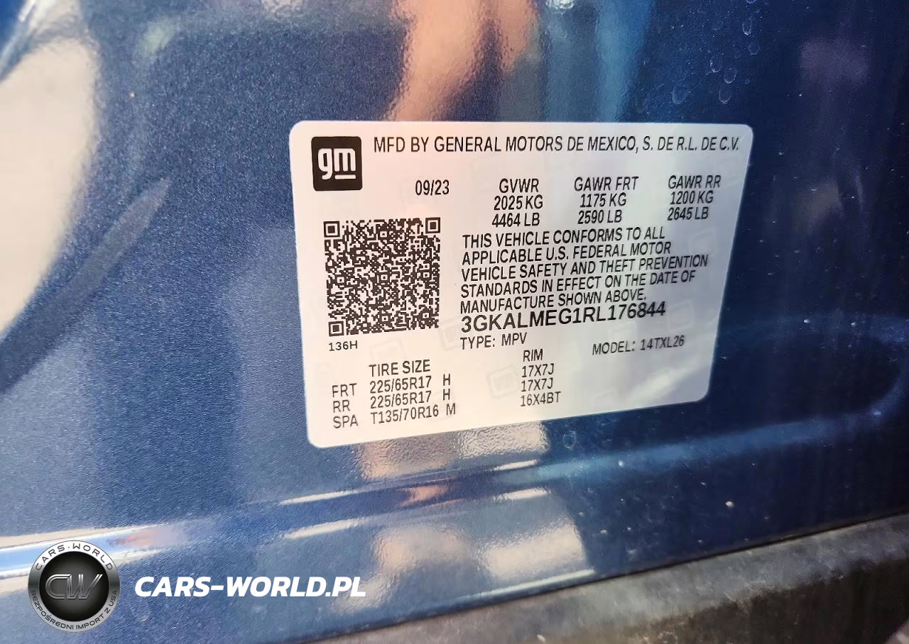 2024 GMC Terrain Sle VIN:3GKALMEG1RL176844 - 14