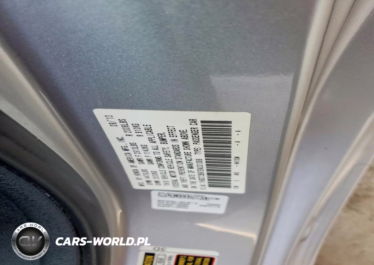 2014 Honda Accord Exl VIN:1HGCT2B87EA001068 - 10