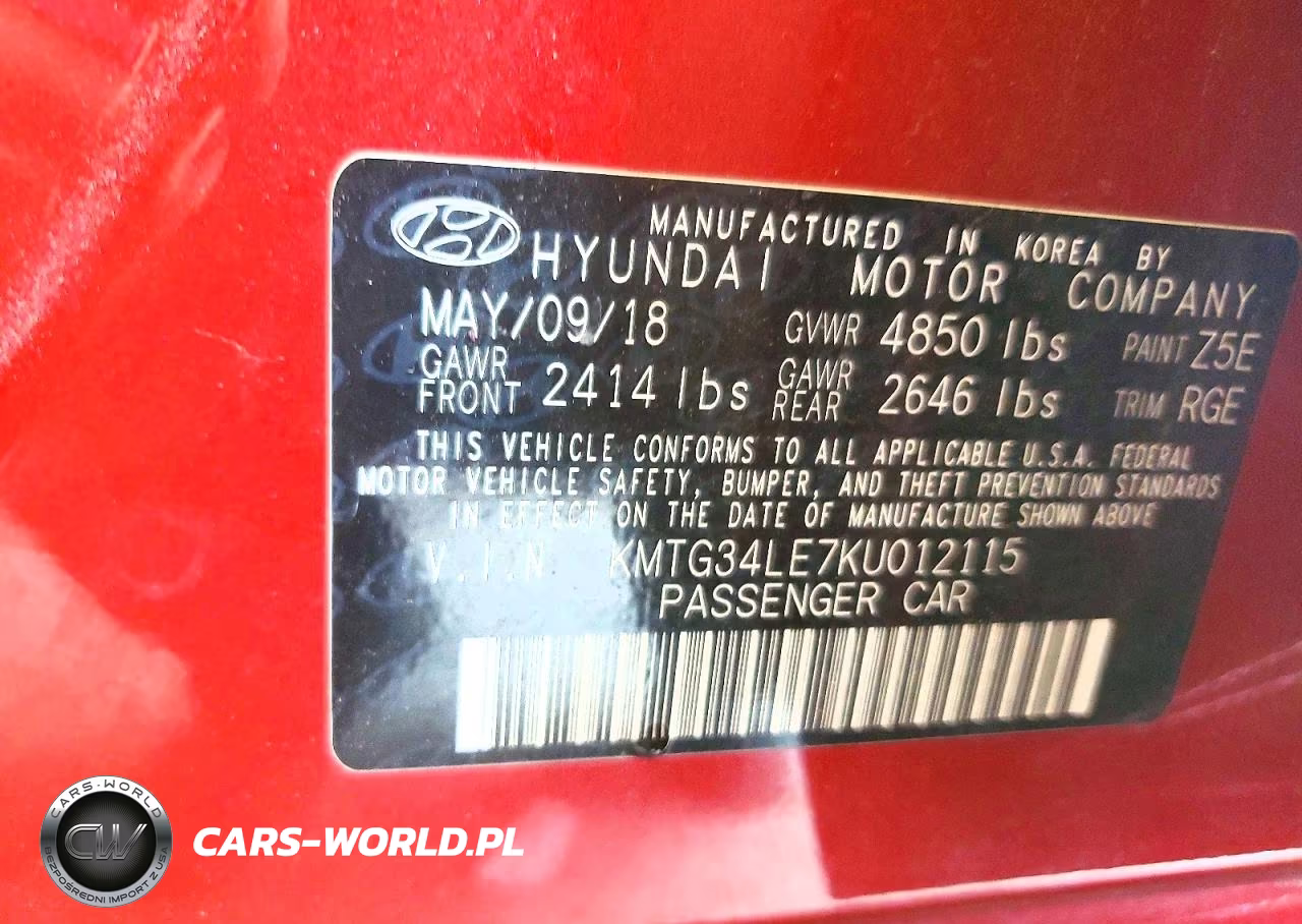 2019 Genesis G70 3.3T Dynamic Edition VIN:KMTG34LE7KU012115 - 12