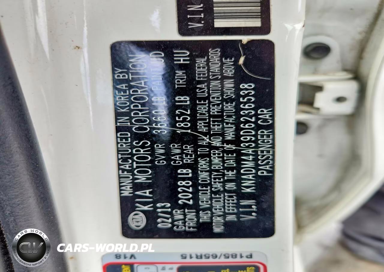 2013 Kia Rio Lx VIN:KNADM4A39D6236538 - 12