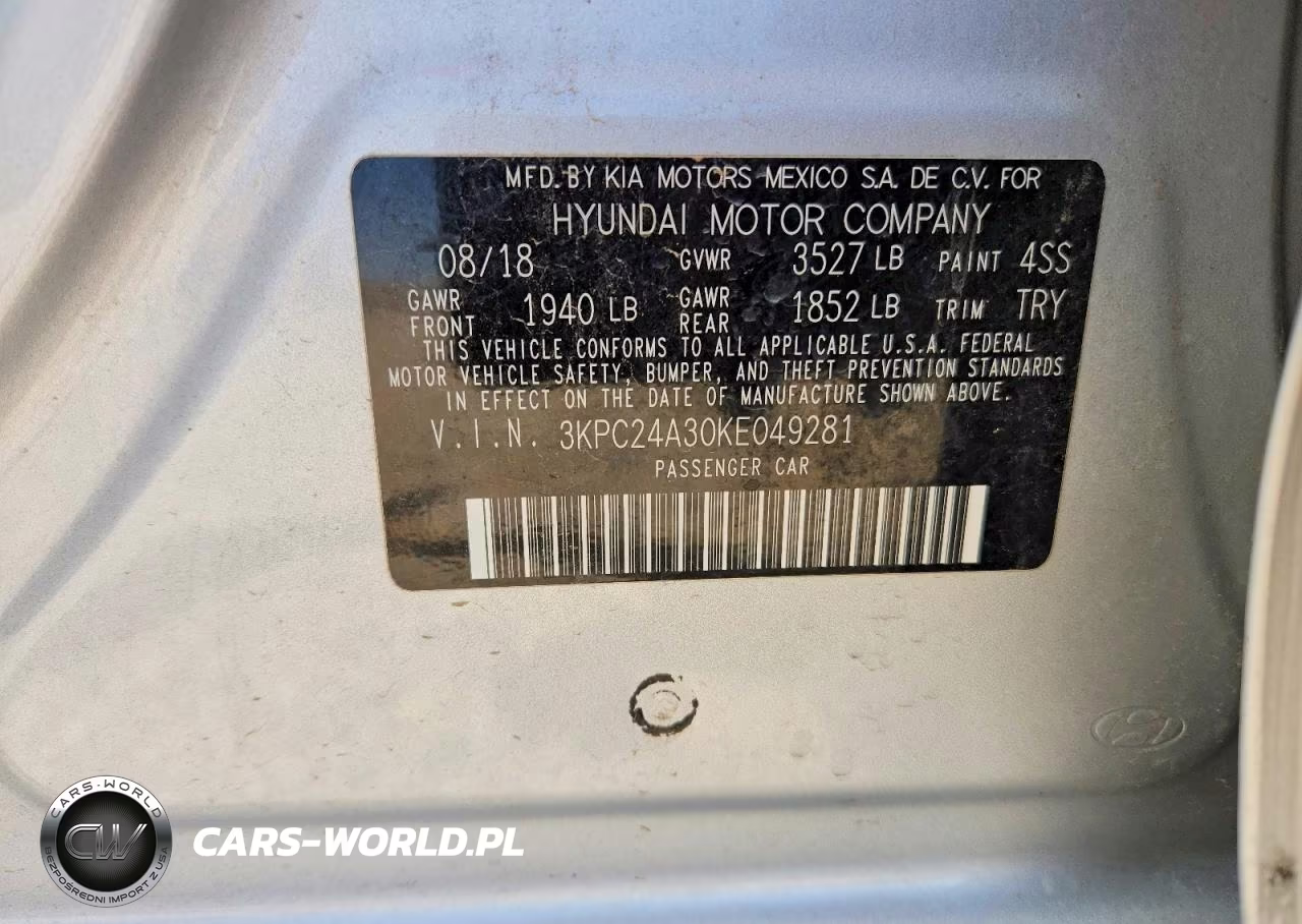 2019 Hyun Accent VIN:3KPC24A30KE049281 - 13