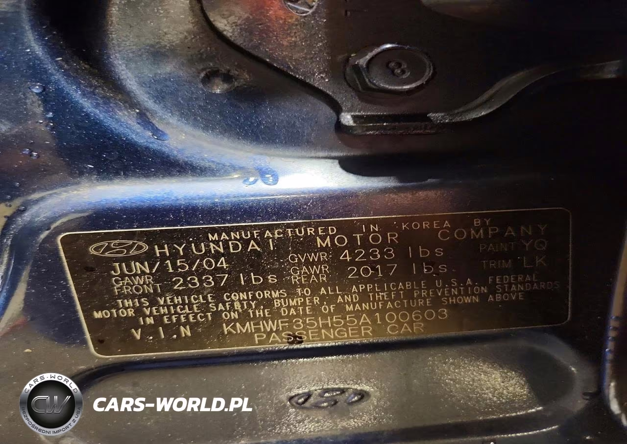 2005 Hyundai Sonata Gls-Lx VIN:KMHWF35H55A100603 - 13
