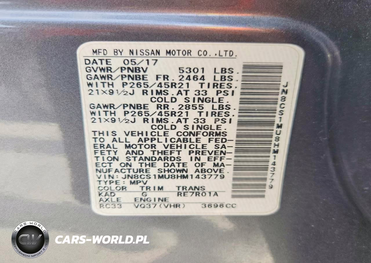 2017 Infiniti Qx70 Base VIN:JN8CS1MU8HM143779 - 14